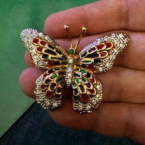Vintage Butterfly Brooch Pin